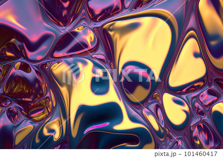 Molten, Fluid Metallic Texture Molten, Fluid Metallic Texture 101460417