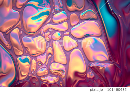 Molten, Fluid Metallic Texture Molten, Fluid Metallic Texture 101460435