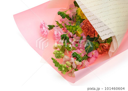 ラッピングされた美しい花束 101460604