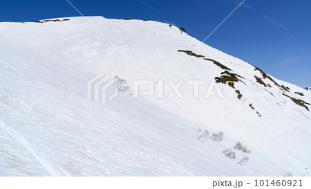 残雪期の谷川岳・天神尾根からの絶景 101460921