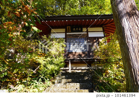 長野県伊那市・高遠城下石仏ウオーク2022　(高遠の風景)(数ケ寺)(石仏作家守屋) 101461394