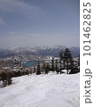 田代湖と残雪 101462825