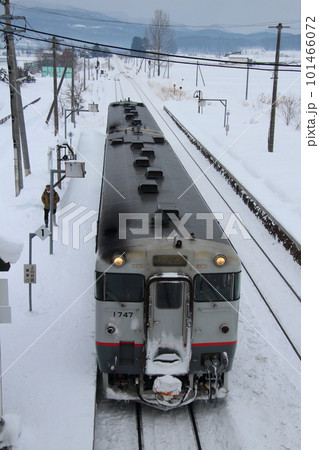 冬の石北本線キハ40宗谷色（旭川⇔遠軽） 101466072