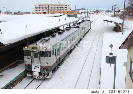 冬の石北本線キハ40宗谷色（旭川⇔遠軽） 101466073