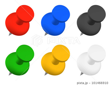 6色の画鋲セット 101466910