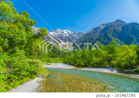 【絶景】初夏の上高地【長野県】 101467293