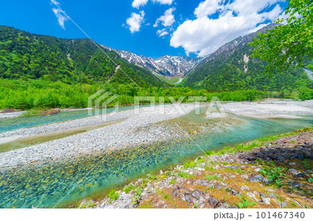 【絶景】初夏の上高地【長野県】 101467340