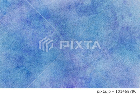 Abstract art blue watercolor stains background on watercolor paper textured for design templates invitation card Abstract art blue watercolor stains background on watercolor paper textured for design templates invitation card 101468796