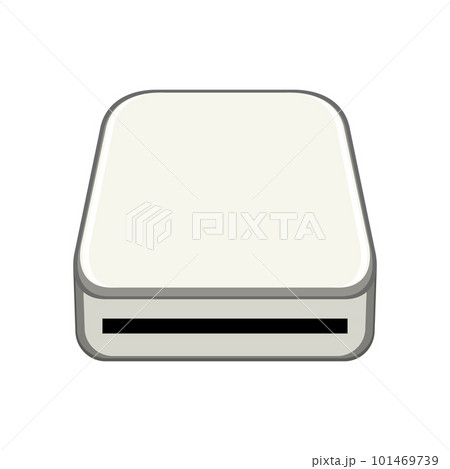 equipment compact photo printer cartoon vector illustration 101469739