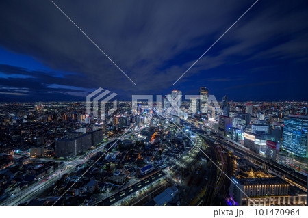 【都市風景】名古屋中心部の夜景 101470964