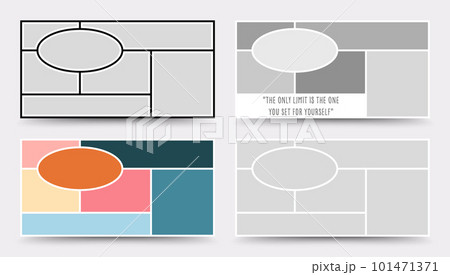Moodboard template. Photo collage layout. Minimalist Moodboard. Moodboard template. Photo collage layout. Minimalist Moodboard. 101471371