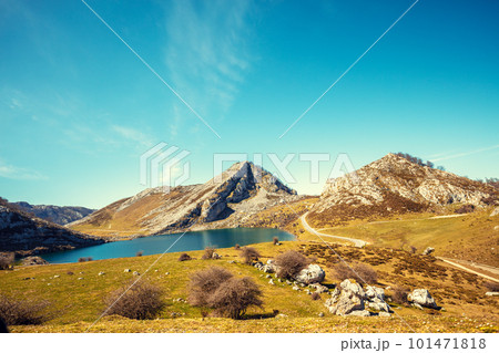 Beautiful mountain landscape. Peaks of Europe 101471818