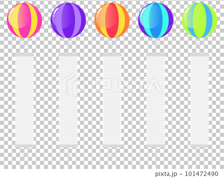 廣告氣球 5 種類型設置 101472490