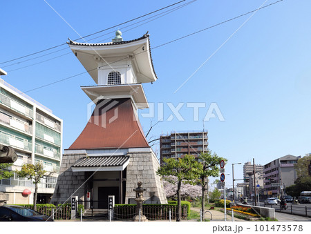 住吉の高燈篭(大阪府 大阪市 日本最古の灯台) 住吉の高燈篭(大阪府 大阪市 日本最古の灯台) 101473578