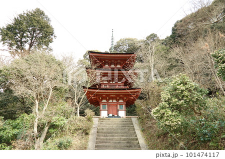 浄瑠璃寺の三重塔 101474117