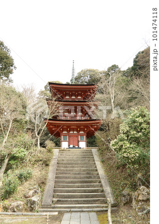 浄瑠璃寺の三重塔 浄瑠璃寺の三重塔 101474118