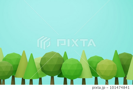 3D素材_並木 101474841