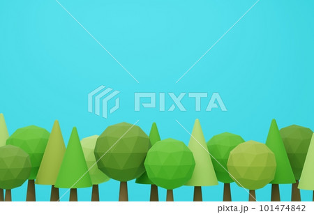 3D素材_並木 3D素材_並木 101474842