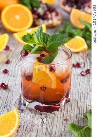 Pomegranate Orange Mojito Pomegranate Orange Mojito 101475903
