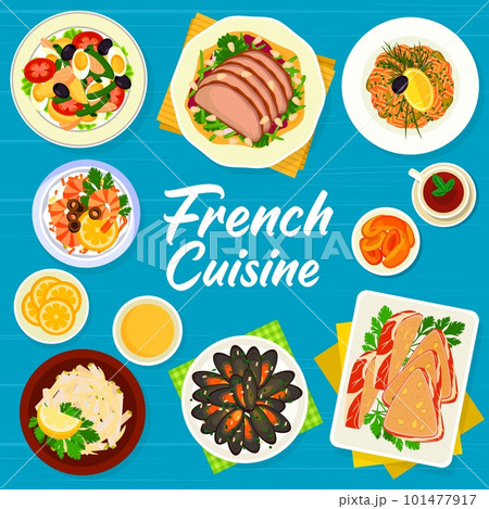 french menu clipart