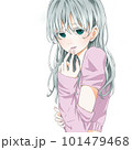 麗しい表情の女の子 101479468