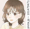 かわいい女の子のアイコンイラスト 101479471