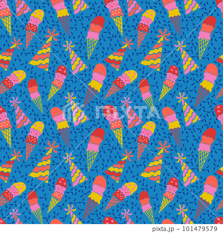 Bold minimalistic seamless pattern for party 101479579