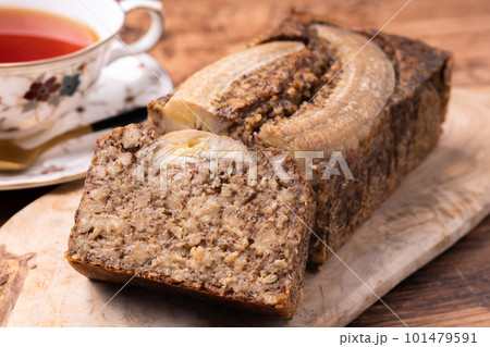 紅茶とバナナのパウンドケーキ 紅茶とバナナのパウンドケーキ 101479591