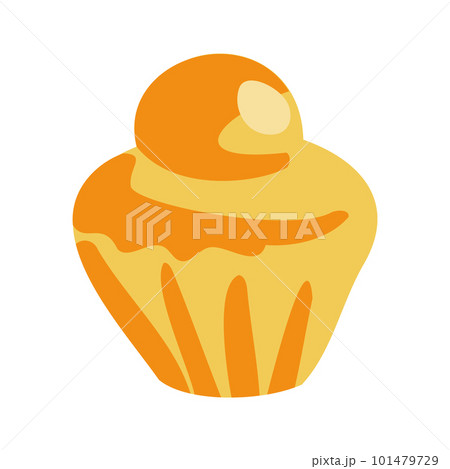 シンプルなブリオッシュのイラスト シンプルなブリオッシュのイラスト 101479729