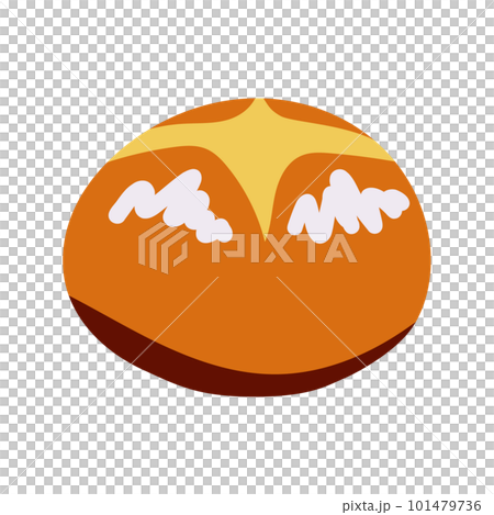 シンプルなカンパーニュのイラスト 101479736