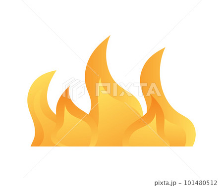 Burning bonfire vector illustration Burning bonfire vector illustration 101480512