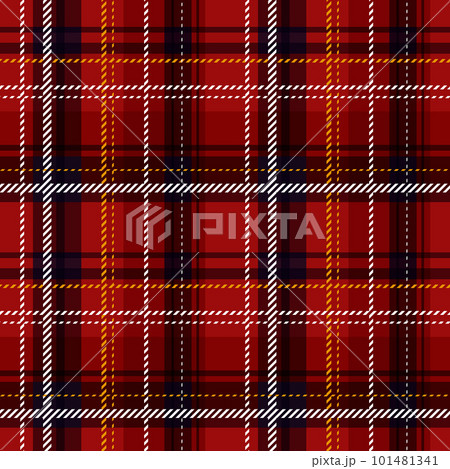 赤いタータンチェックのシームレス模様 赤いタータンチェックのシームレス模様 101481341