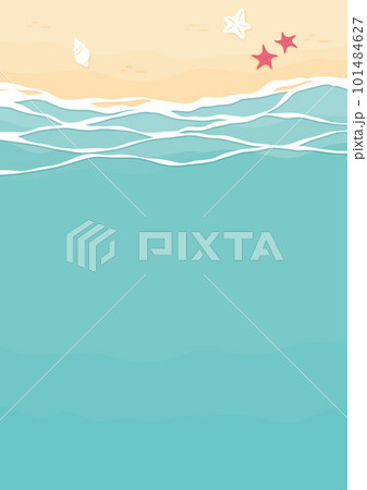 夏の海の背景イラスト 101484627