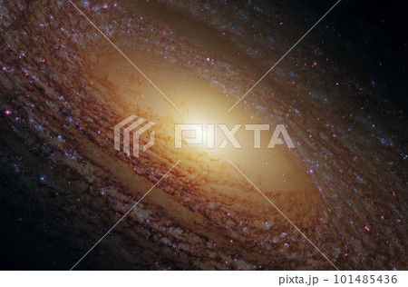 Space and glowing nebula background.  Elements of this image furnished by NASA. 101485436