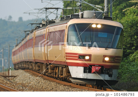 北陸本線　細呂木ー芦原温泉　JR西日本　485系　A01編成（京都）　雷鳥 101486793