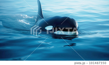 水中のシャチ 101487350