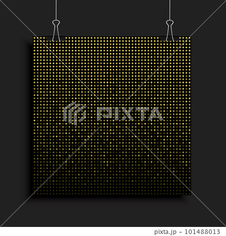 Poster from yellow sequins, glitters or sparkles Poster from yellow sequins, glitters or sparkles 101488013