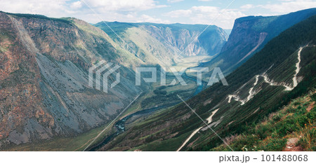 Altai mountain road pass 101488068