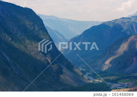 Valley of the river of Chulyshman 101488069