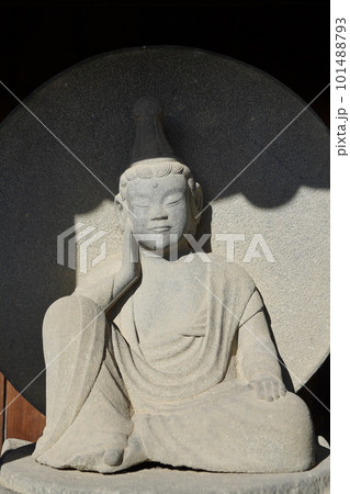 長野県伊那市・高遠城下石仏ウオーク2022　(高遠の風景)(数ケ寺)(石仏作家守屋貞治) 101488793