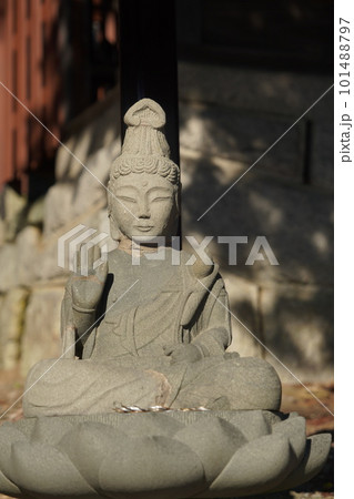 長野県伊那市・高遠城下石仏ウオーク2022　(高遠の風景)(数ケ寺)(石仏作家守屋貞治) 101488797