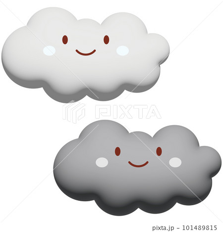 可愛い雲のイラスト 101489815