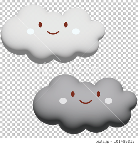 可愛い雲のイラスト 101489815