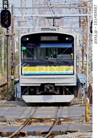 鶴見線　浅野　JR東日本　205系1100番台　T15編成（中原） 101489887