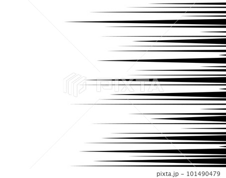 Comic book speed lines set, explosion effect. Abstract zoom speed light, motion background. Mega speed frame. Vector illustration on white background 101490479