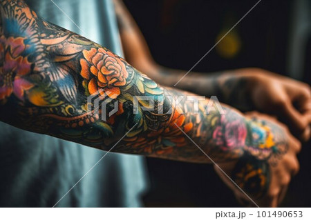 4,135 Female Arm Tattoos Stock Photos, High-Res Pictures, and Images -  Getty Images