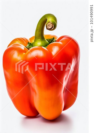Fat and Juicy raw pepper. Generative AI Fat and Juicy raw pepper. Generative AI 101490991