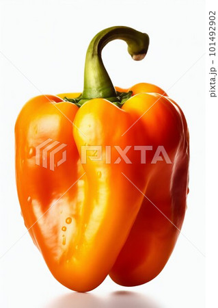 Fat and Juicy raw pepper. Generative AI 101492902