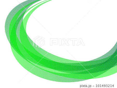 緑の曲線のシンプルなライン 101493214