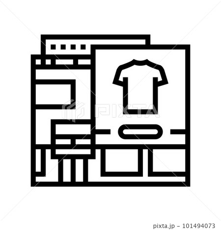 boutique shop line icon vector illustration boutique shop line icon vector illustration 101494073